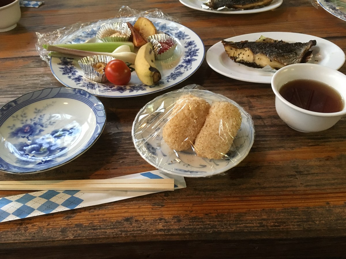 八丈島の宿の夕食